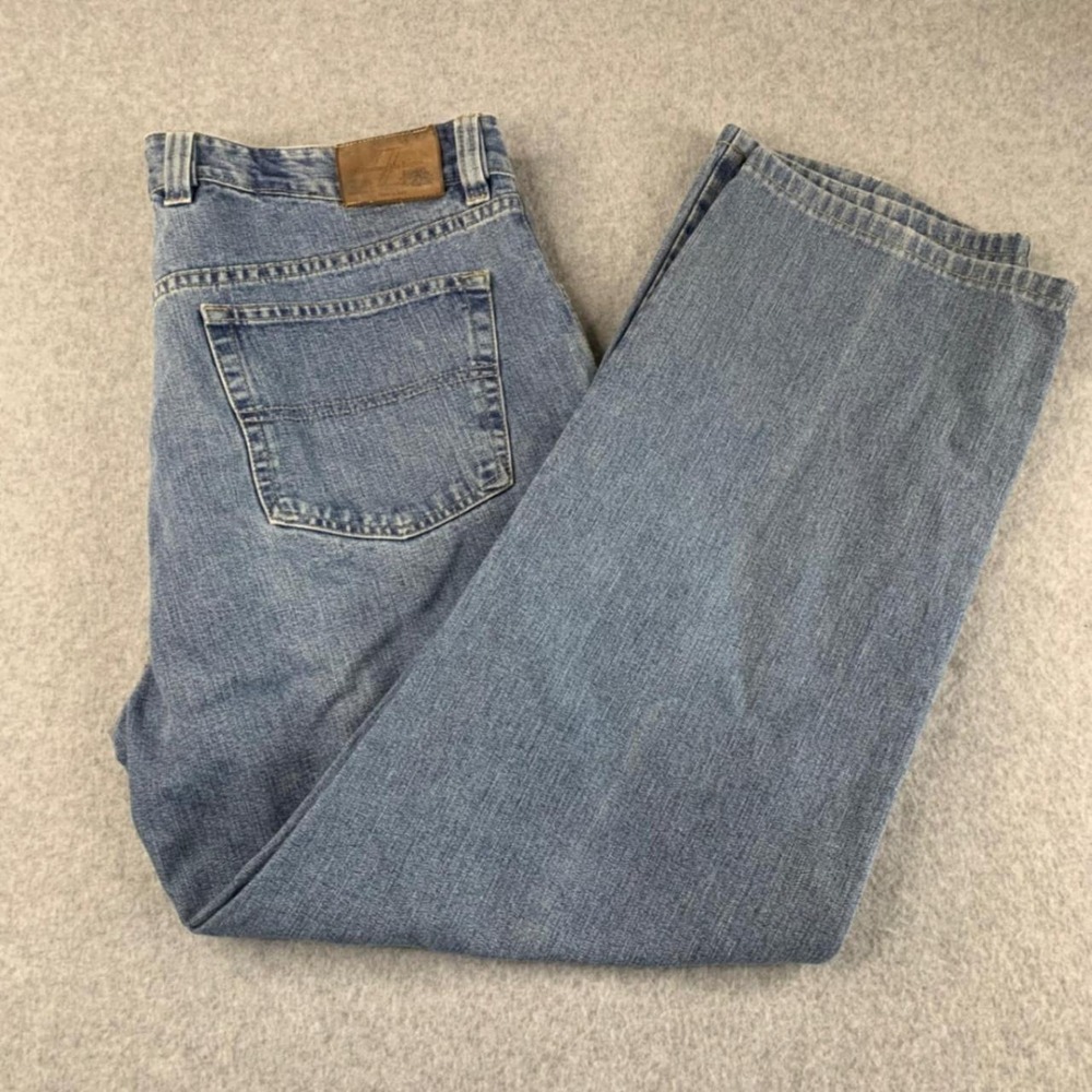Ermenegildo Zegna Z Jeans Mens 35x29 Blue Straight Leg Denim Pants